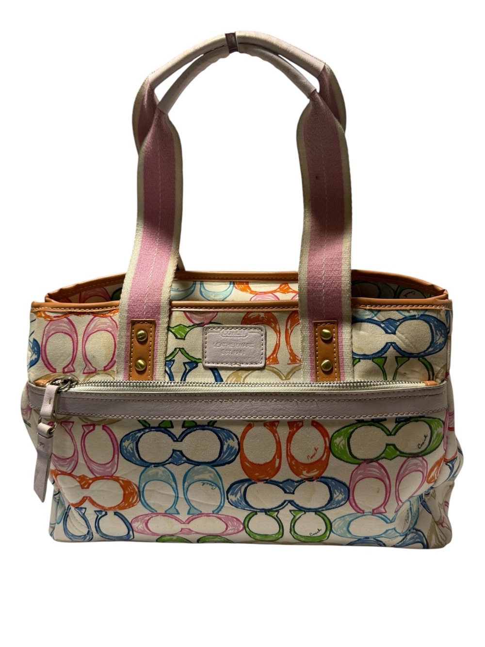 Vintage coach signature bag